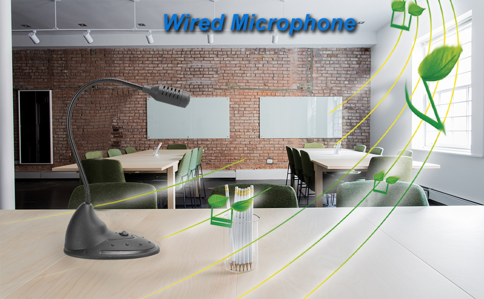 Yin Wei YWZ001M Condenser Microphone – 3.5mm Network Mic for PC, Laptop, Video Chat & Recording Technotech Technologies