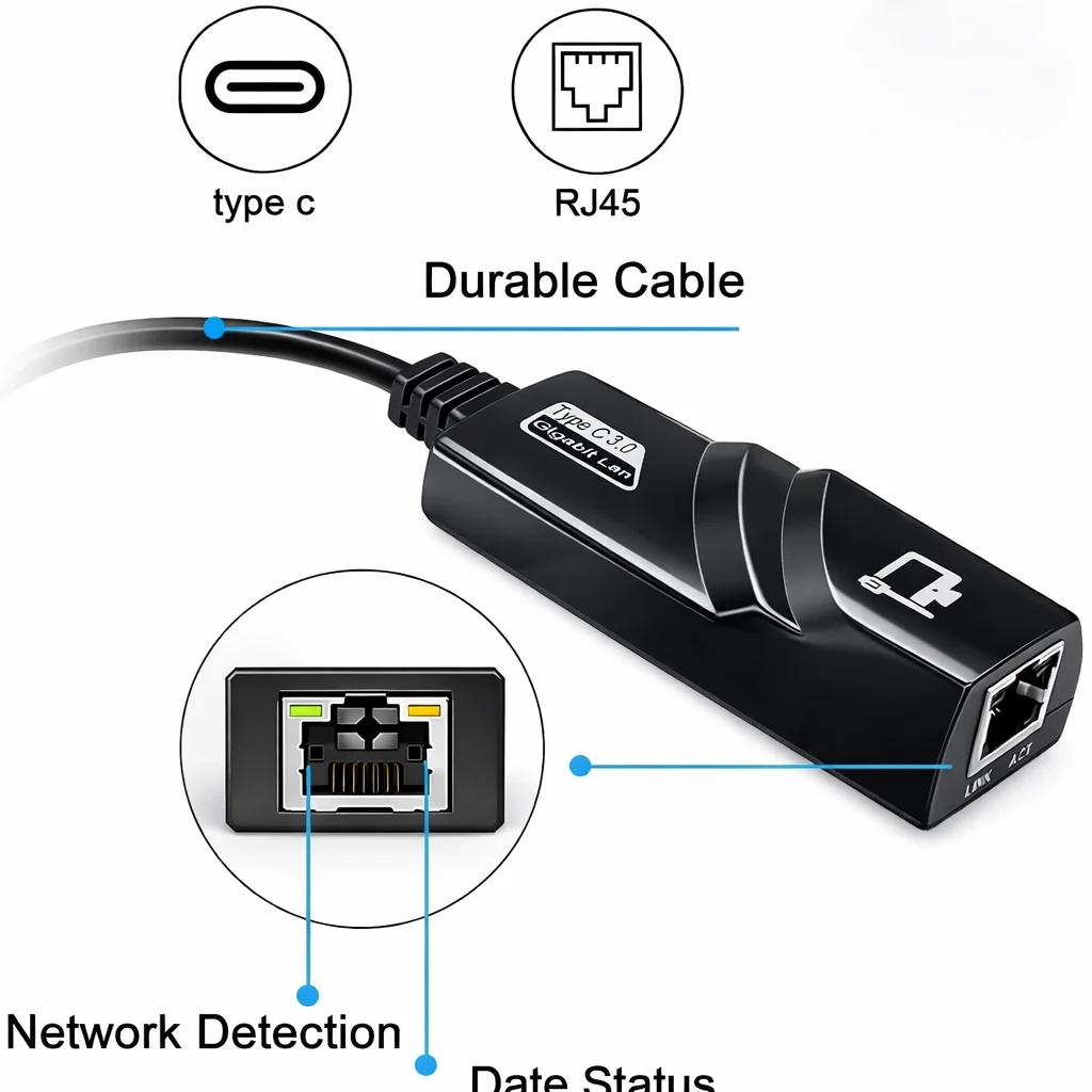 Type-C to LAN Adapter 3.0 100/100 Technotech Technologies
