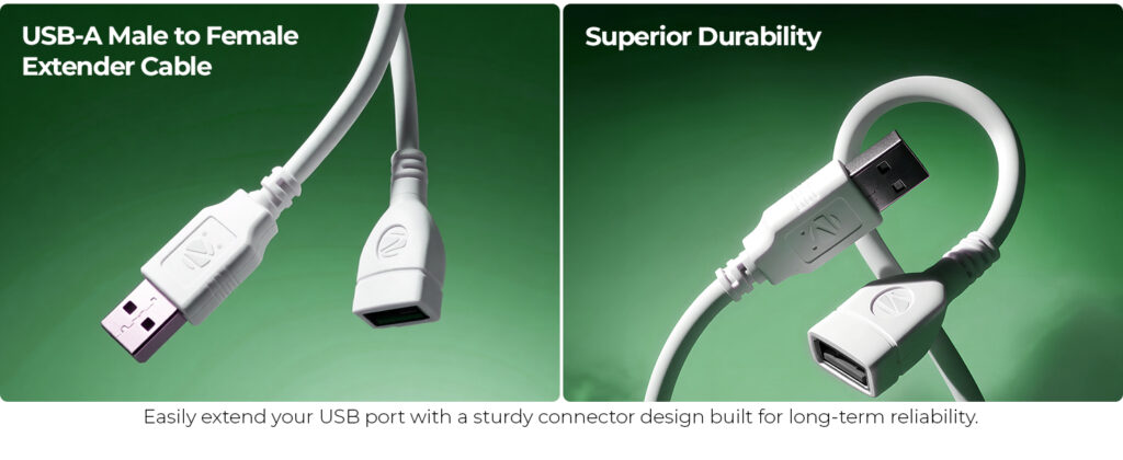USB 2.0 M-F Extension Cable 3 Mtr – Ultimate Best High-Speed USB Extension Cord Technotech Technologies