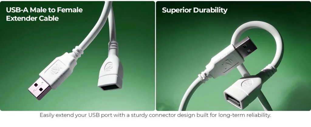 USB 2.0 M-F Extension Cable 3 Mtr – Ultimate Best High-Speed USB Extension Cord Technotech Technologies