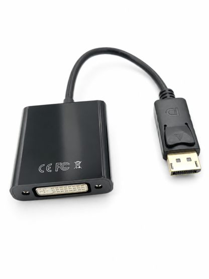 DP to DVI 24+5 Adapter – Full HD 1080p DisplayPort to DVI Converter for PC, Laptop, Monitor