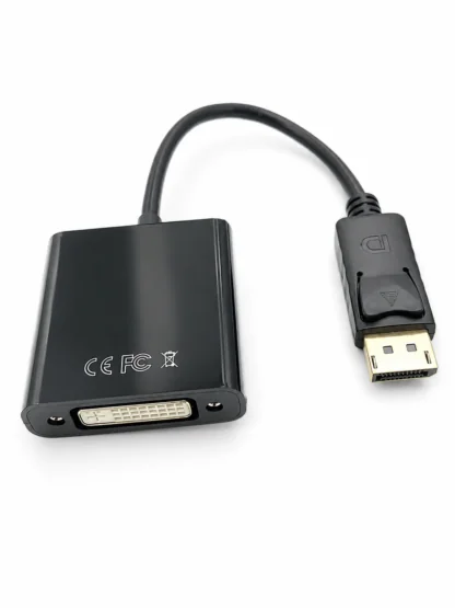 DP to DVI 24+5 Adapter – Full HD 1080p DisplayPort to DVI Converter for PC, Laptop, Monitor