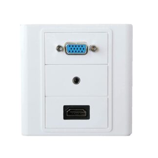 HDMI VGA AUX Wall Plate