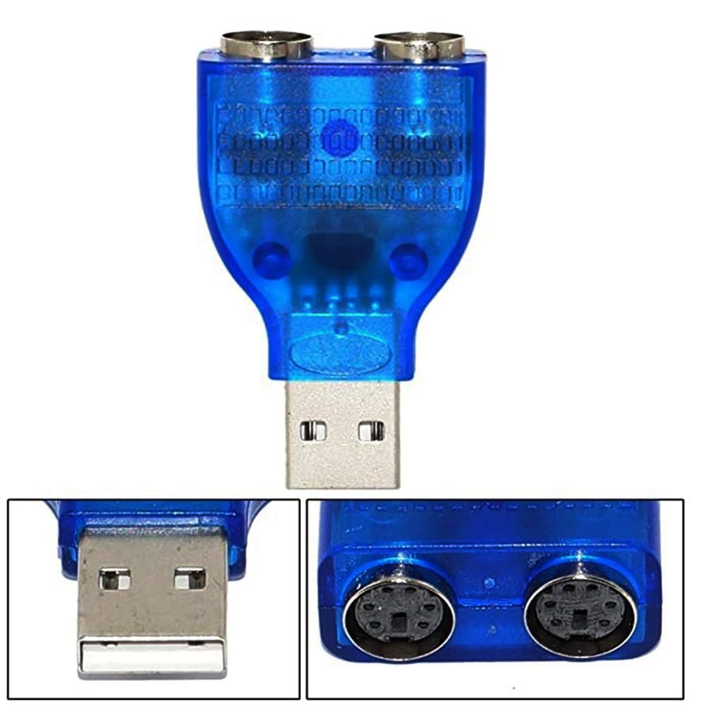 USB to PS2 Convertor Connector – High-Speed Reliable Keyboard & Mouse Adapter Technotech Technologies