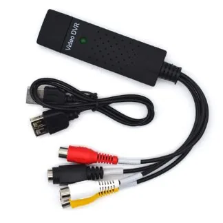 Easy Capture USB 2.0 Video Adapter with Audio – High-Quality Reliable AV to USB Converter