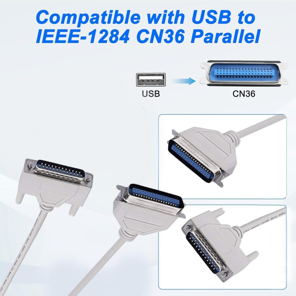 Dot Matrix Printer Cable 25/36 (1.5 MTR) Technotech Technologies