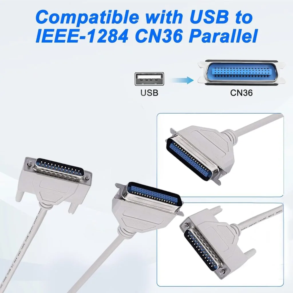 Dot Matrix Printer Cable 25/36 (1.5 MTR) Technotech Technologies