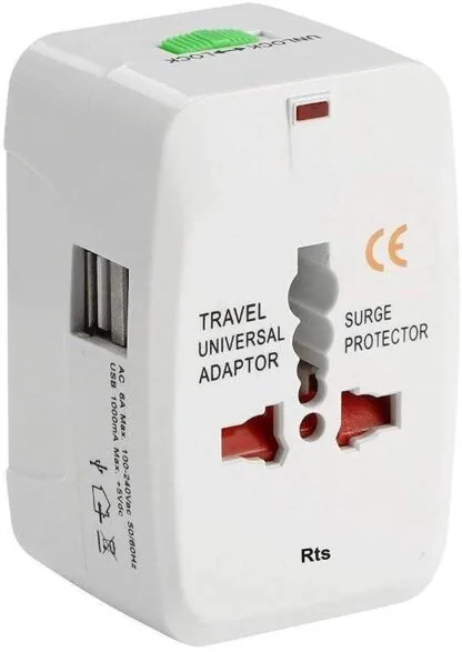 All in One International Travel Adapter – Ultimate Best Universal Plug (150+ Countries Support)