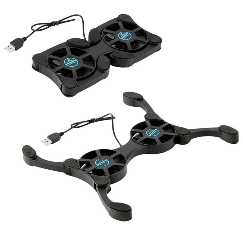 Laptop Cooling Pad with foldable design and powerful fans Technotech Technologies