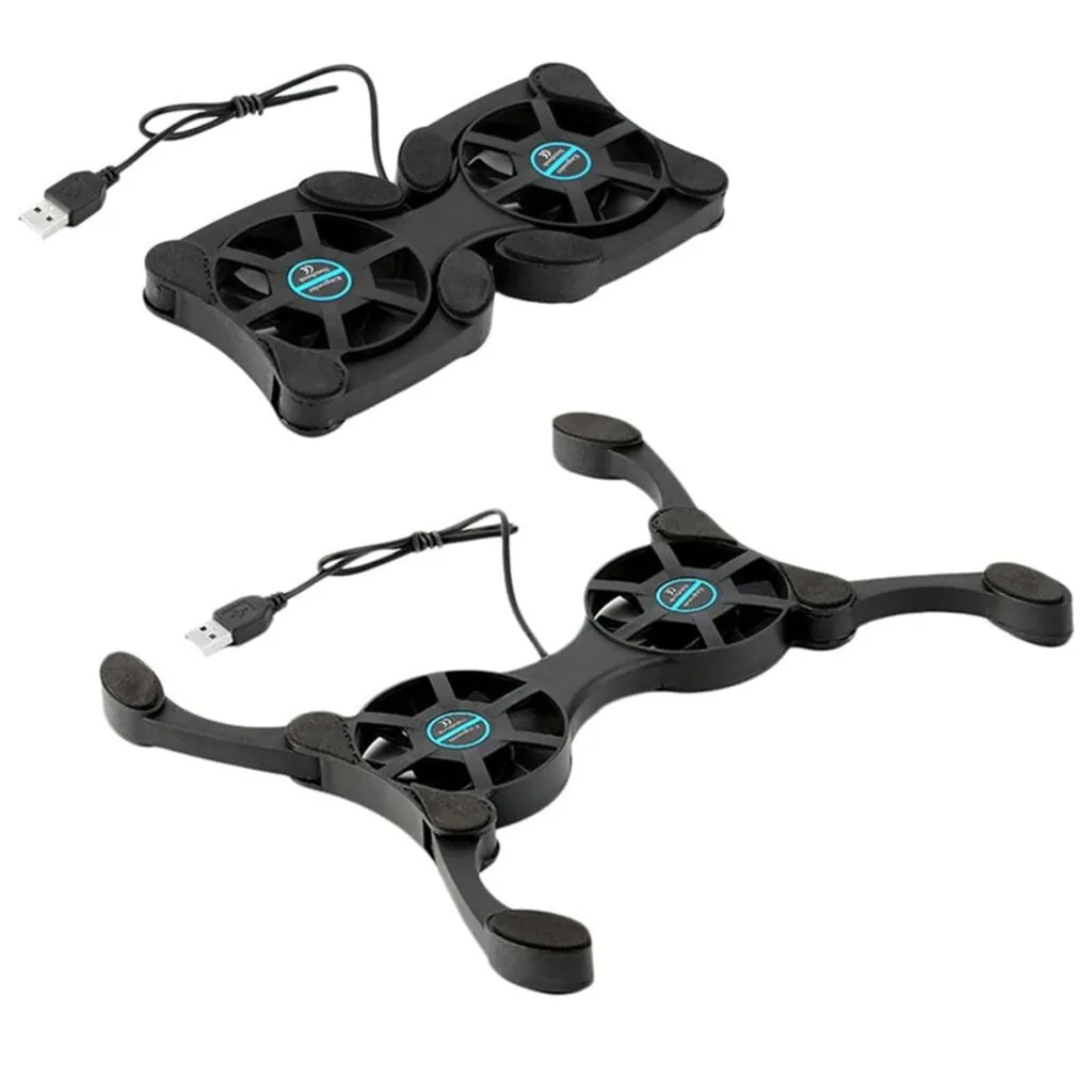 Laptop Cooling Pad with foldable design and powerful fans Technotech Technologies