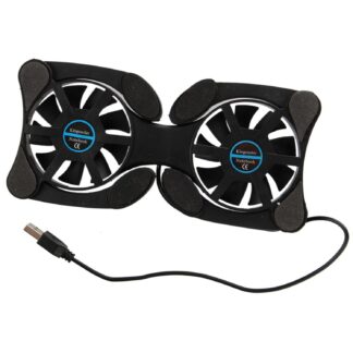 Laptop Cooling Pad with foldable design and powerful fans