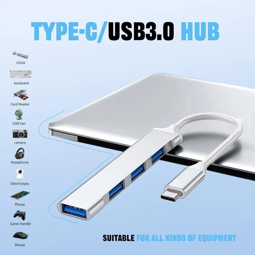 Type-C 3.0 Hub 4 Port Multi Interface Adapter Technotech Technologies