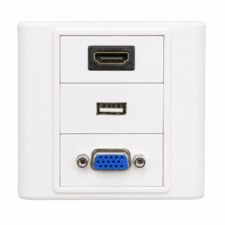 HDMI USB VGA Face Plate