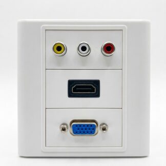 HDMI VGA 3AV Face Plate