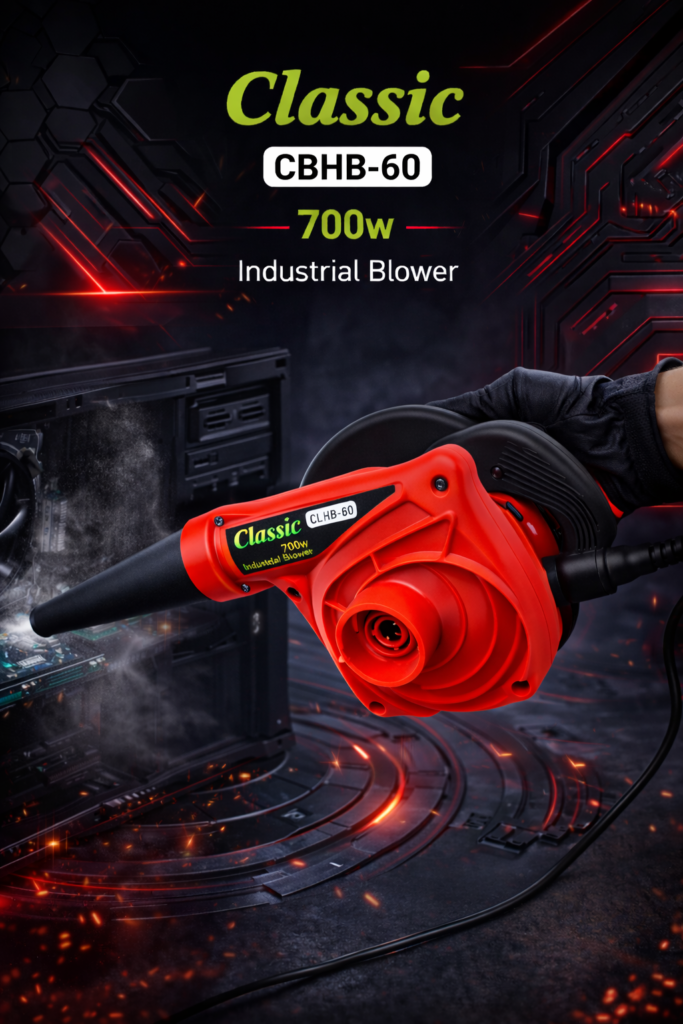 Electric Blower 700W – Heavy Duty Motor with Speed Controller Technotech Technologies
