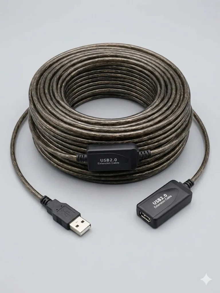 Technotech USB 2.0 Active Extension Cable 25 Meter with Mid Booster Technotech Technologies