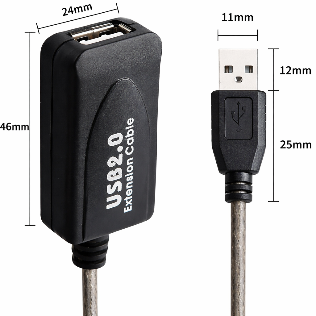 Technotech USB 2.0 Active Extension Cable (15 Meter) Technotech Technologies