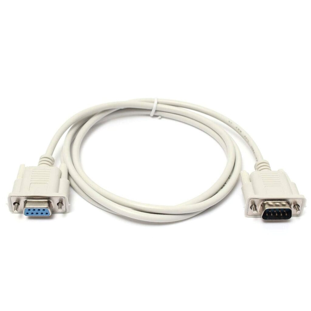 9 Pin Male to Female Cable 1.5 Meter – DB9 Serial Extension Cable Technotech Technologies