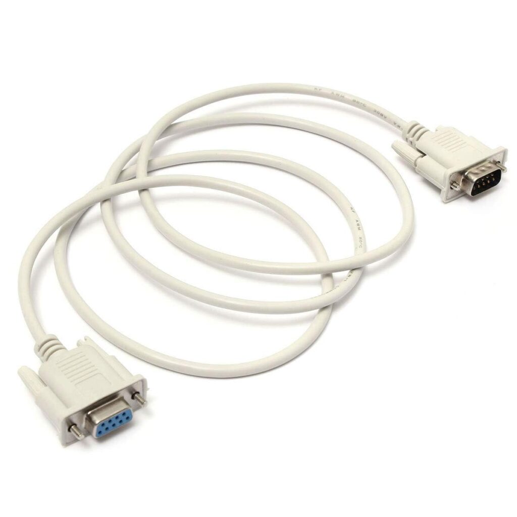 9 Pin Male to Female Cable 1.5 Meter – DB9 Serial Extension Cable Technotech Technologies