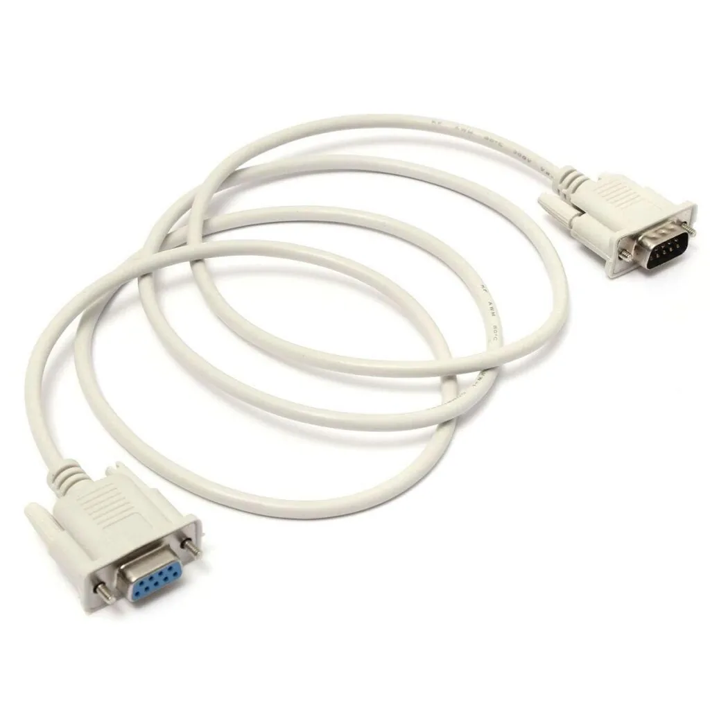 9 Pin Male to Female Cable 3 Meter – DB9 Serial Extension Cable Technotech Technologies