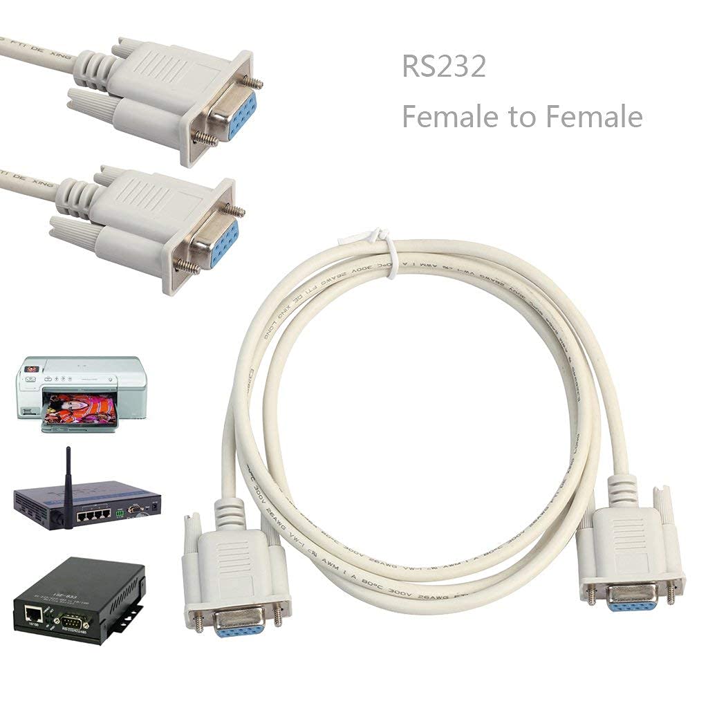 9 Pin Female to Female Cable 5 Meter – DB9 Serial Extension Cable Technotech Technologies